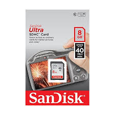 Thẻ nhớ SanDisk SD 8GB 40MB/266x